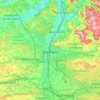Erlangen topographic map, elevation, terrain