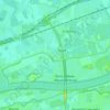 Ooij topographic map, elevation, terrain