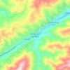 Santa Cruz de Mora topographic map, elevation, terrain