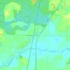 Beaver topographic map, elevation, terrain