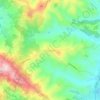 Formignano topographic map, elevation, terrain