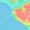 Ogmore-by-Sea topographic map, elevation, terrain