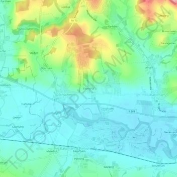 Eisenthal topographic map, elevation, terrain