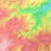 Buir topographic map, elevation, terrain