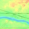 Barwick topographic map, elevation, terrain