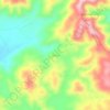 Walo topographic map, elevation, terrain