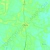 Monirampur topographic map, elevation, terrain