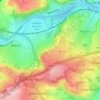 Upper Edge topographic map, elevation, terrain