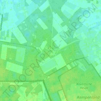 Gorp topographic map, elevation, terrain
