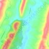 Hewitt topographic map, elevation, terrain