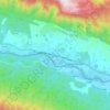 Sheladize topographic map, elevation, terrain