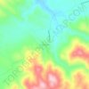 Karacahisar topographic map, elevation, terrain