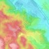 Hvozdík topographic map, elevation, terrain