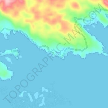 Wartutin topographic map, elevation, terrain