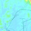 Kampung Sungai Ikan topographic map, elevation, terrain