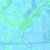 Migliarino topographic map, elevation, terrain