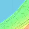 Brookwood Beach topographic map, elevation, terrain