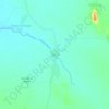 Peend topographic map, elevation, terrain