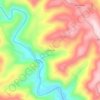 Sao Paulo topographic map, elevation, terrain