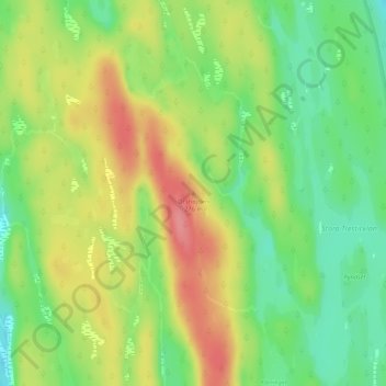 Orshöjden topographic map, elevation, terrain