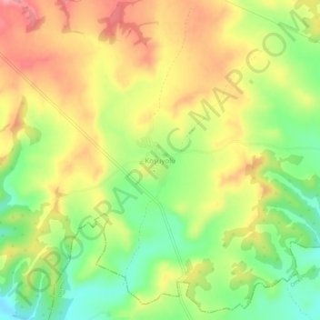Koşuyolu topographic map, elevation, terrain