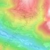 La Combaz topographic map, elevation, terrain