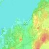 Mariestad topographic map, elevation, terrain