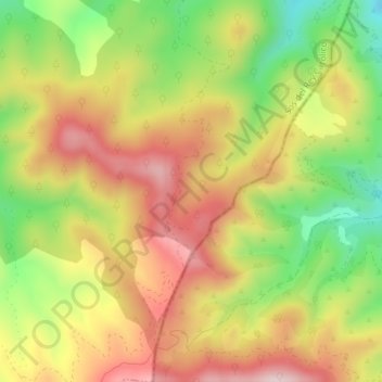 Piquera topographic map, elevation, terrain