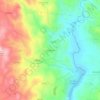 Carvalhelhos topographic map, elevation, terrain