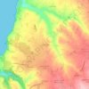 Lugar de Baixo topographic map, elevation, terrain