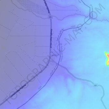 Al Maamura topographic map, elevation, terrain