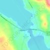 Bay of Naples topographic map, elevation, terrain