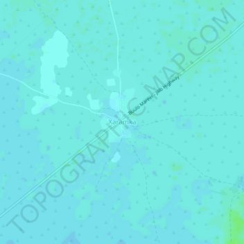 Xaramka topographic map, elevation, terrain