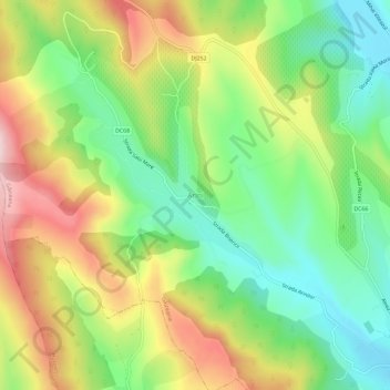 Arini topographic map, elevation, terrain