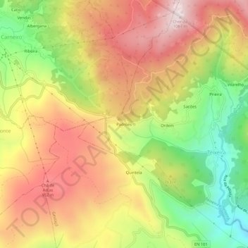 Padrões topographic map, elevation, terrain