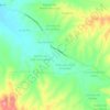 San Carlos topographic map, elevation, terrain