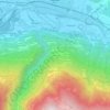 Piateda Alta topographic map, elevation, terrain