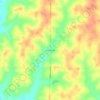 Wanamaker topographic map, elevation, terrain