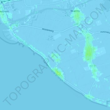 Scharl topographic map, elevation, terrain