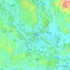 Yangshuo topographic map, elevation, terrain