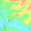 La Bermandière topographic map, elevation, terrain
