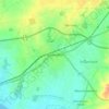 Diamniadio topographic map, elevation, terrain
