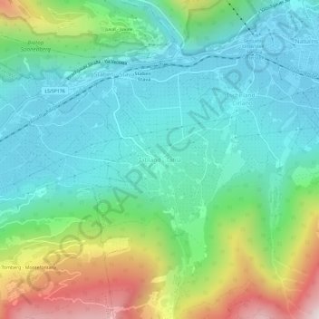 Tabland topographic map, elevation, terrain