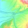 Cumandá topographic map, elevation, terrain