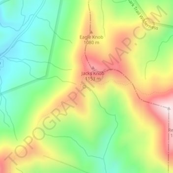 Chattahoochee Source Spring topographic map, elevation, terrain