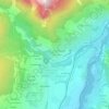 Saint-Marcelin topographic map, elevation, terrain