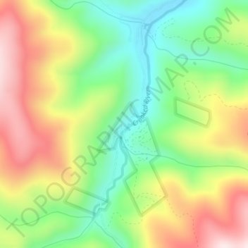 Orogrande topographic map, elevation, terrain