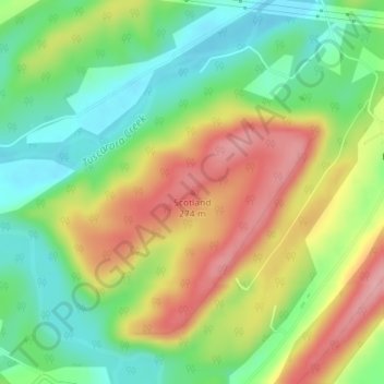 Scotland topographic map, elevation, terrain