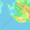 Lower LaHave topographic map, elevation, terrain