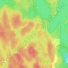 Hindon Lake topographic map, elevation, terrain